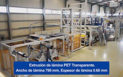 Extrusión de Lamina Transparente para Termoformado